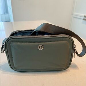 Lululemon Athletica Olive Green cross body bag